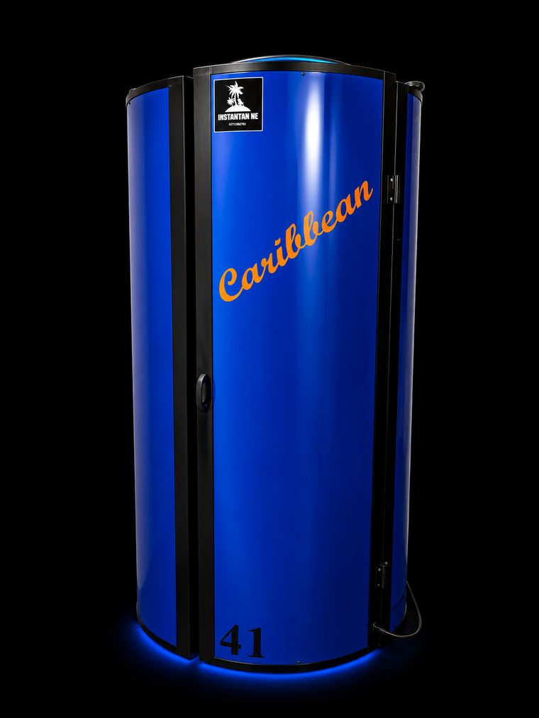 Instandtan NE Caribbean home sunbed in blue